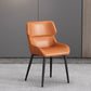 Nordic Style Metal Chair Wingback Kitchen Side Chair for Dinning Room