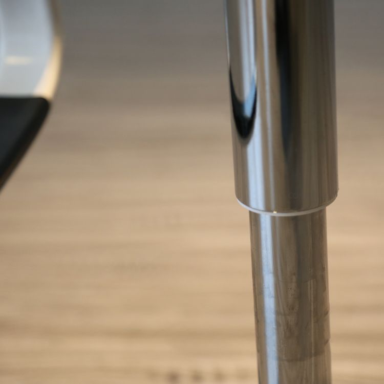 Taburete de plástico para mostrador, taburete de bar moderno de altura ajustable con reposapiés