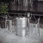 1/3/4 Pieces Industrial Bar Stool and Table Set Silver Iron Bar Set Clearhalo 'Bar Furniture' 'furn' 'furn_home_bar_bar_sets' 'Furniture' 'Home Bars & Bar Sets' 'home_bar_bar_sets' 'Kitchen & Dining Furniture' 1200x1200_531044bb-d0e7-4f1b-a917-16c60841363b