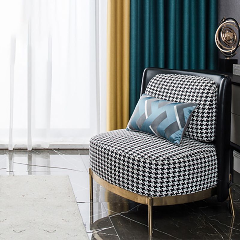 27,55 "brede armloze stoel stoel stoel met een vaste houten frame met basis vier poot