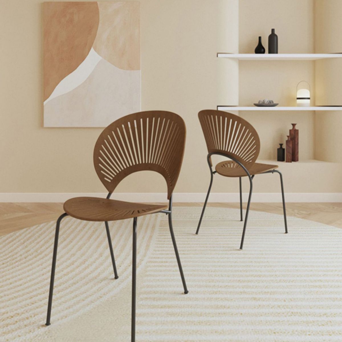 White Modern Table Set 1/2/3/5 Pcs Kitchen Table and Chairs with Metal Frame