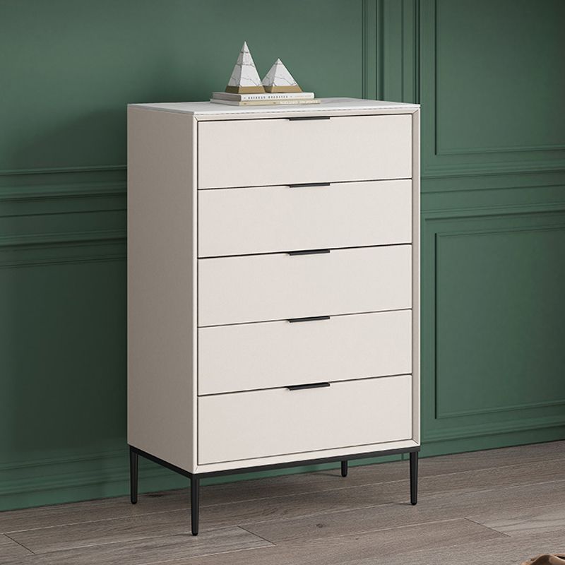 Moderne slaapkameropbergkist Verticale kist met lades