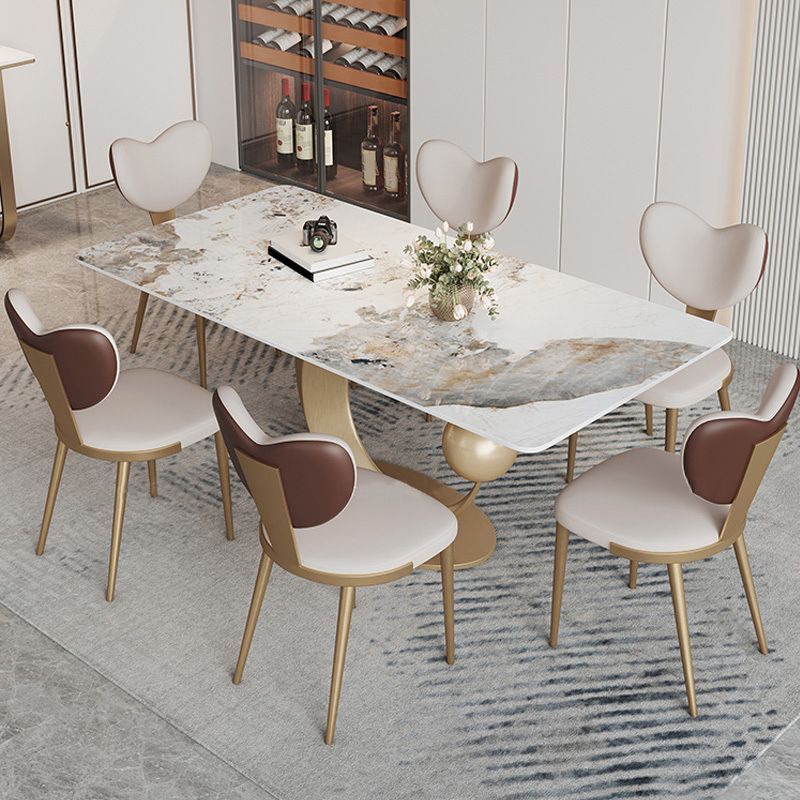 1/2/3/5/7 Pcs Sintered Stone Dining Table Set Dining Table Furniture Clearhalo 'Dining Room Sets' 'Dining Tables & Seating' 'dining_room_set' 'furn' 'furn_dining_room_set' 'Furniture' 'furniture_dining_room_set' 'Kitchen & Dining Furniture' 1200x1200_531cecf7-1a30-4579-bb02-9afda77d74a0