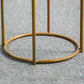 Frame 1 Coffee Table Contemporary Metal Round Cocktail Table