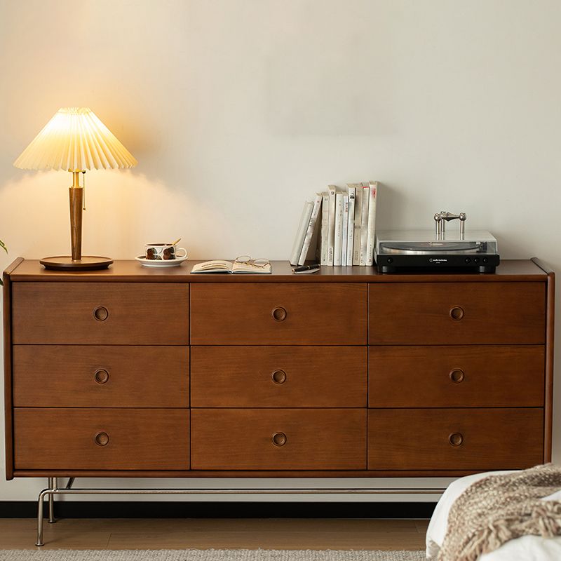 Minimalism Brown Accent Chest Rectangle Chest with Drawers for Living Room Clearhalo 'Cabinets & Chests' 'cabinets_chests' 'furn' 'furn_cabinets_chests' 'Furniture' 'Living Room Furniture' 1200x1200_531ef319-c487-4362-b316-2daec79ae5b9