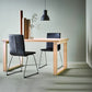 Rectangle Modern Dining Table Ash Solid Wood Table with Double Pedestal Base Clearhalo ' dining_table' 'Dining Tables & Seating' 'Dining Tables' 'furn' 'furn_dining_table' 'Furniture' 'furniture_dining_table' 'Kitchen & Dining Furniture' 'kitchen&dining_furn' 'kitchen' 'kitchen_dining_table' 1200x1200_53202e67-ee1b-42e0-826b-e340fed67f92