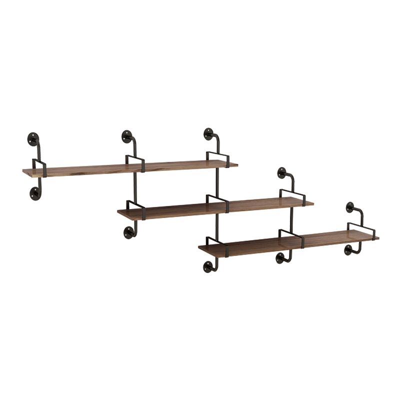 7.87 "W boekenplank industriële stijl muur gemonteerde boekenkast voor thuisstudieruimte