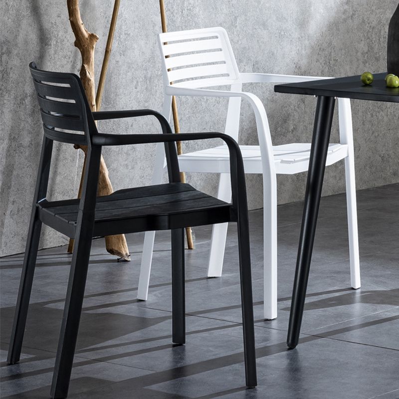 Nordische Arme Seitstühle Plastikstühle mit 4 Beinen für den Heimgebrauch