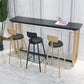 Glam Style Wooden Bar Counter Table Rectangle Bar Counter Table with Metal Legs Clearhalo 'Bar Furniture' 'Bar Tables' 'bar_tables' 'furn' 'furn_bar_tables' 'Furniture' 'Kitchen & Dining Furniture' 1200x1200_5320bca5-ea17-4107-88d1-66f73dd6c933