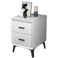 Modern Slate Top Night Table Bedroom 2 Drawers Night Stand with Legs Clearhalo 'Bedroom Furniture' 'furn' 'furn_night_stand' 'Furniture' 'night_stand' 'Nightstands' 1200x1200_532106cc-d6e7-447b-98f3-ae18f3dfdcfb