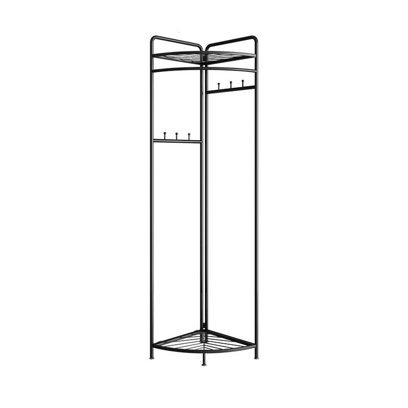 Industrial Hall Stand Metal Shelving Included Free Standing Entryway Kit Coat Hanger Clearhalo 'Entry & Mudroom Furniture' 'furn' 'furn_hall_tree_coat_racks' 'Furniture' 'Hall Trees & Coat Racks' 'hall_tree_coat_racks' 1200x1200_5329c285-6b1d-454f-a046-6d55a39222c2