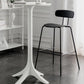 Scandinavian Milk Tea Shop Metal Bar Stool Matte Finish Footrest Stool Clearhalo 'Bar Furniture' 'Bar Stools' 'bar_stools' 'furn' 'furn_bar_stools' 'Furniture' 'furniture_bar_stools' 'Kitchen & Dining Furniture' 1200x1200_532b9f7d-5af0-4588-9c24-b2856c462185