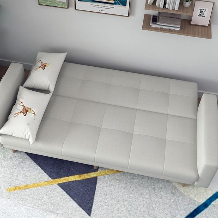 Scandinavian Seating Living Room Square Arm Biscuit Back Standard Settee Clearhalo 'furn' 'furn_sofas' 'Furniture' 'Living Room Furniture' 'Sofa' 'sofas' 1200x1200_532bb66f-e3d7-44e1-bd08-135d29e5031a