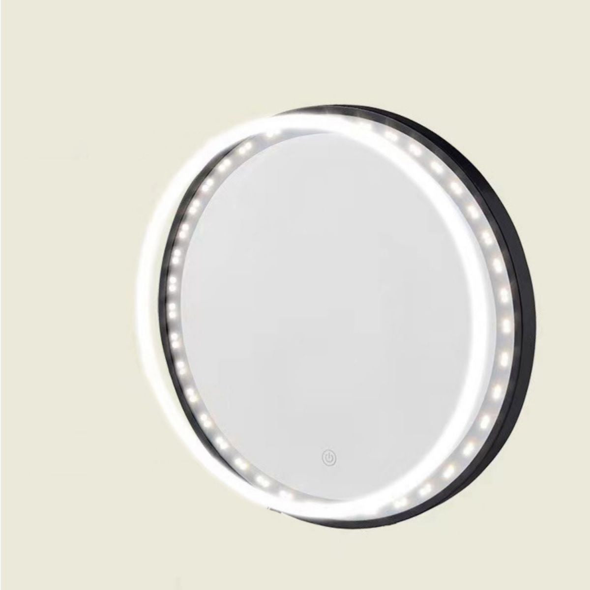 ベッドルーム用の鏡とスツールのあるモダンなソリッドウッドバニティドレッシングテーブル