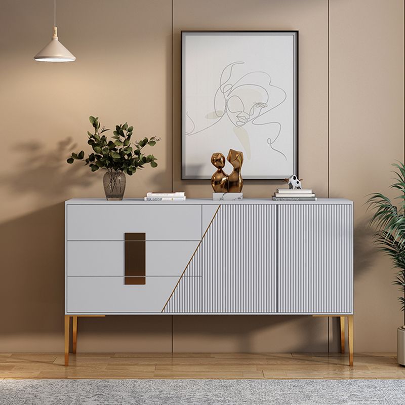 Rectangle Home Sideboard Luxury Cabinet with Drawers and Doors Clearhalo 'buffet_sideboard' 'Buffets & Sideboards' 'furn' 'furn_buffet_sideboard' 'Furniture' 'Kitchen & Dining Furniture' 1200x1200_532ce374-d803-432c-ad18-0acfa4b3b2cc