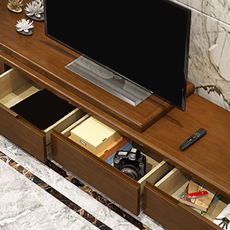 Traditional TV Media Console Solid Wood TV Console with 3 Drawers Clearhalo 'furn' 'furn_tv_stands_entertainment_centers' 'Furniture' 'Living Room Furniture' 'TV Stands & Entertainment Centers' 'TV Stands & Media Storage Furniture' 'tv_stands_entertainment_centers' 1200x1200_532e1942-2a71-4d32-98ea-dbdc2afc0cef
