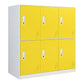 Non-Hanging Armoire Contemporary Steel Storage Cabinet for Home