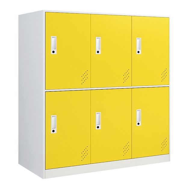 Non-Hanging Armoire Contemporary Steel Storage Cabinet for Home