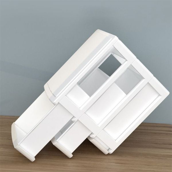 Cajones de cajones Babyet lateral de plástico contemporáneo de archivos