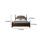 Rustic Style Bed Frame Solid Wood Standard Bed with Headboard Clearhalo 'Bedroom Furniture' 'Beds' 'furn' 'furn_beds' 'Furniture' 1200x1200_5331da08-338d-4b99-bc02-9091b60a5c05