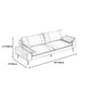 2-seater Bonus Room Square Arm Standard Cushions Modern Seating Clearhalo 'Furniture' 'furniture_sofas' 'kitchen' 'kitchen_sofas' 'Living Room Furniture' 'Sofa' 'sofas' 1200x1200_533245ff-5c58-4935-b14a-ecb6e47030b5