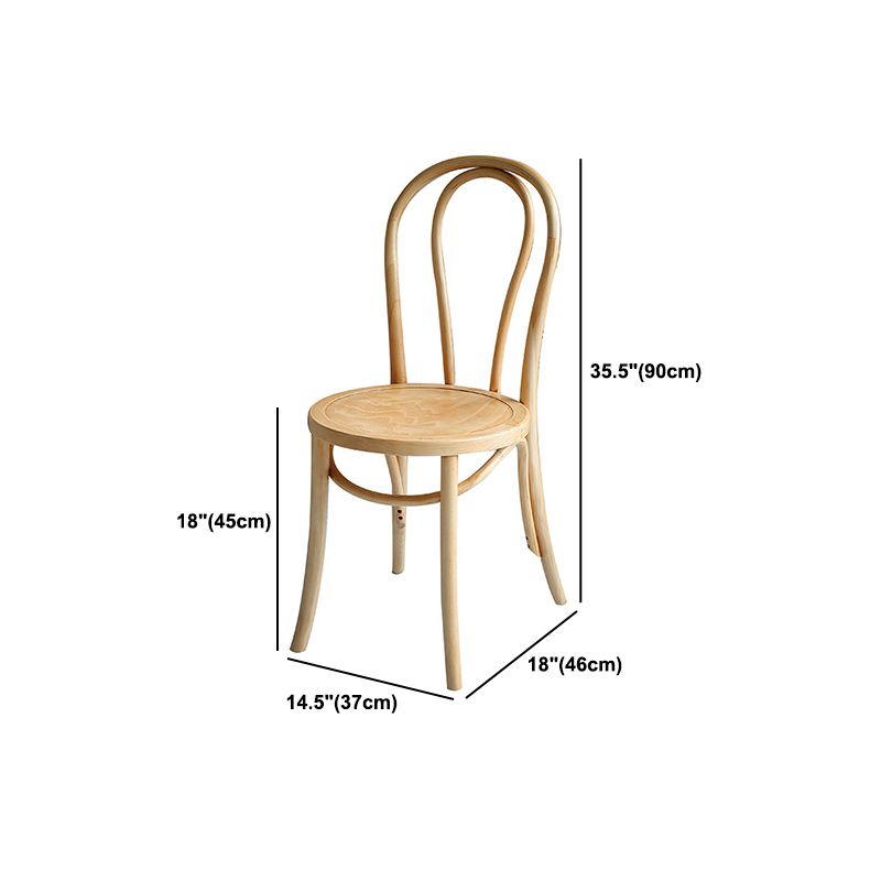 Minimalistische ronde eettafelset 1/2/3/4/5/7-delige grenen dinetteset