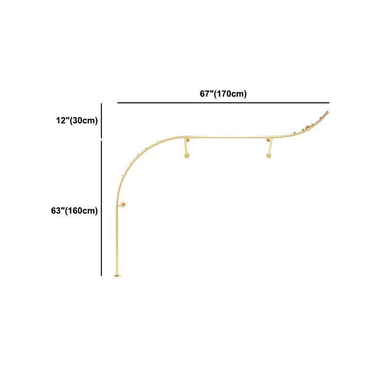 Gorgeous Style Coat Hanger Metal Wall Mounted Coat Rack Living Room Clearhalo 'Entry & Mudroom Furniture' 'furn' 'furn_hall_tree_coat_racks' 'Furniture' 'Hall Trees & Coat Racks' 'hall_tree_coat_racks' 1200x1200_5335b1ed-851a-4e3b-a2ce-b3aa0c9e1e84