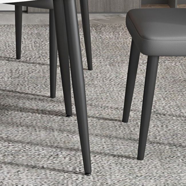 4-foot Stone Dinette Table Simplicity Style Round Dining Table with Drop Leaf Clearhalo ' dining_table' 'Dining Tables & Seating' 'Dining Tables' 'furn' 'furn_dining_table' 'Furniture' 'furniture_dining_table' 'Kitchen & Dining Furniture' 'kitchen&dining_furn' 'kitchen' 'kitchen_dining_table' 1200x1200_533768b0-aa2e-475a-b6b6-e4acfabdcb21