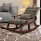 26.37 "L x 49.21" W x 35.03 "H Accent stoel Solid Wood Lounge Chair