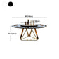 Stone Top Dining Table Traditional Luxury Table with Gold Pedestal Base Clearhalo 'Dining Tables & Seating' 'Dining Tables' 'dining_table' 'furn' 'furn_dining_table' 'Furniture' 'furniture_dining_table' 'Kitchen & Dining Furniture' 'kitchen' 'kitchen_dining_table' 1200x1200_5339fb51-71cd-4c64-8059-44507a302abb
