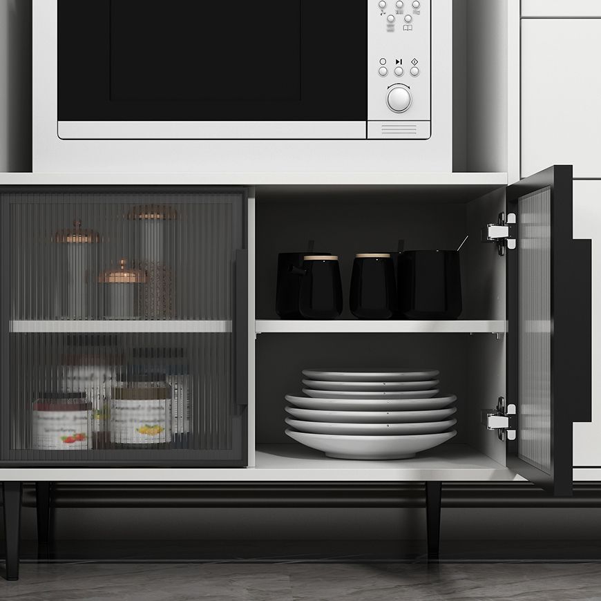 3-Drawer Engineered Wood Sideboard Modern Stone Countertop Credenza for Living Room Clearhalo 'buffet_sideboard' 'Buffets & Sideboards' 'furn' 'furn_buffet_sideboard' 'Furniture' 'furniture_buffet_sideboard' 'Kitchen & Dining Furniture' 1200x1200_533a7047-db97-42be-8e3f-fc2af11fc721