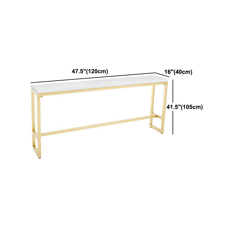 Glam – ensemble de Table de bar rectangulaire avec tabourets hauts en métal, 1/2/5/9 pièces, pour la maison