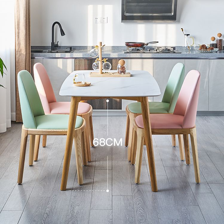 Contemporary Sintered Stone Top Table Standard Rectangle Dining Table for Kitchen Clearhalo ' dining_table' 'Dining Tables & Seating' 'Dining Tables' 'furn' 'furn_dining_table' 'Furniture' 'furniture_dining_table' 'Kitchen & Dining Furniture' 'kitchen&dining_furn' 'kitchen' 'kitchen_dining_table' 1200x1200_533fc243-1515-4196-90bf-b4d81dc8c6c0