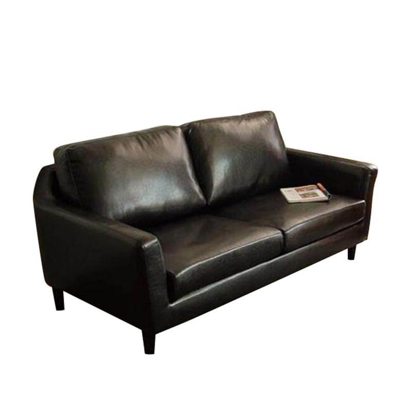 Mitte des Jahrhunderts Kunstleder-Sofa 33.46 "breites Sofa für Wohnzimmer