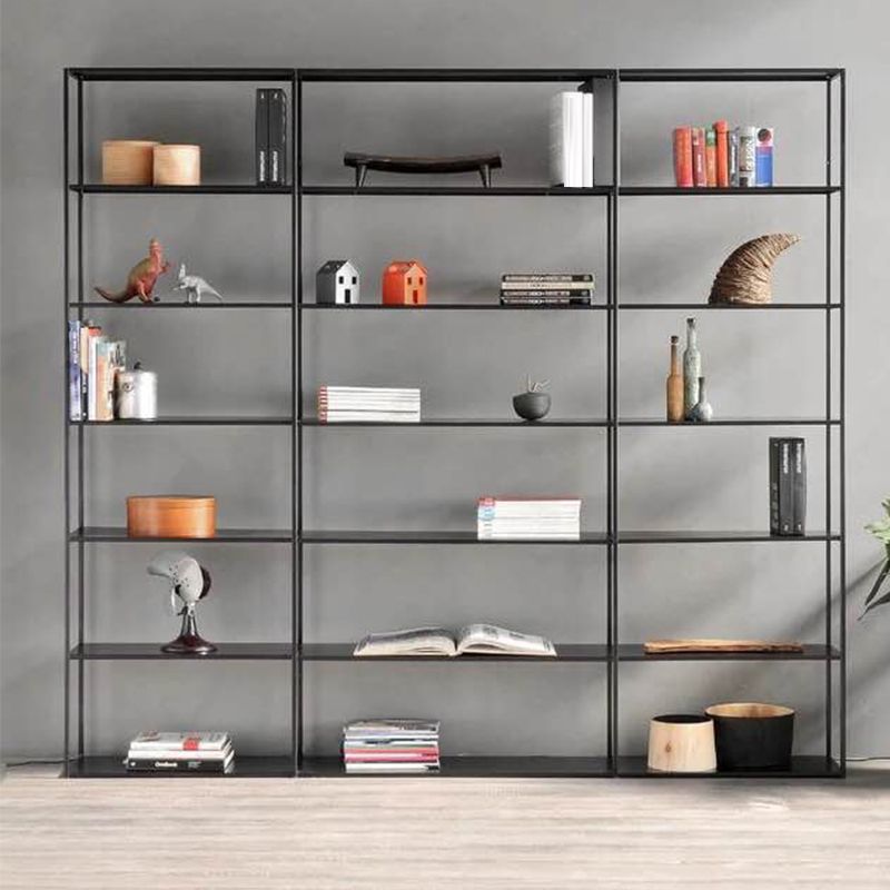 Industrial Style 5-Shelf Bookshelf Open Shelf Bookcase for Home Office Clearhalo 'Bookcases' 'furn' 'furn_bookcases' 'Furniture' 'furniture_bookcases' 'kitchen' 'kitchen_bookcases' 'Living Room Furniture' 'Office Furniture' 1200x1200_534ac6d5-3e5c-4ed5-8062-fffde69c02c6