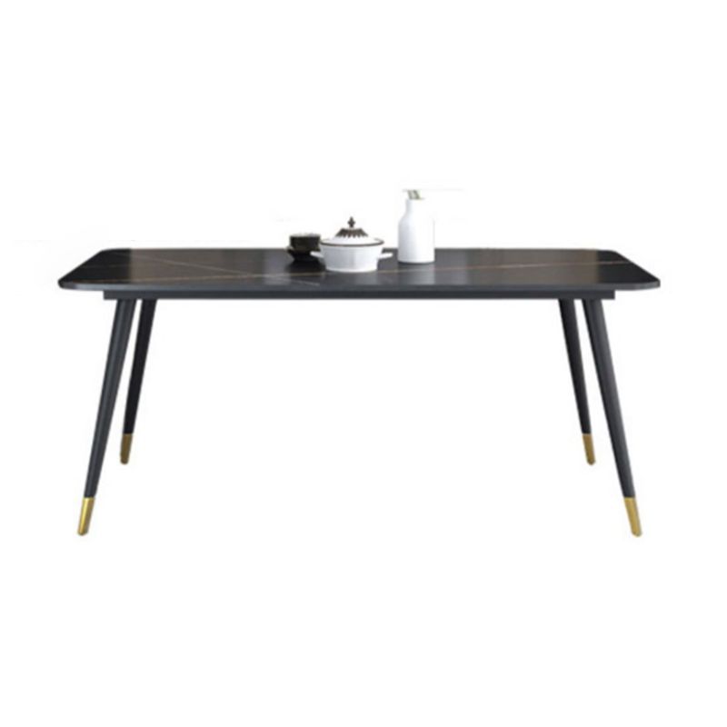 Modern 1/2/5/7 Pieces Rectangle Dining Set Sintered Stone Dining Table Set with Chairs Clearhalo 'Dining Room Sets' 'Dining Tables & Seating' 'dining_room_set' 'furn' 'furn_dining_room_set' 'Furniture' 'furniture_dining_room_set' 'Kitchen & Dining Furniture' 'kitchen&dining_furn' 'kitchen' 1200x1200_534b195c-a871-434e-b173-d222782ef429