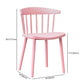 Contemporary Style Plastic Dining Armchair Windsor Back Side Chair for Home Clearhalo ' kitchen&dining_furn' 'Dining Chairs' 'Dining Tables & Seating' 'dining_chair' 'furn' 'furn_dining_chair' 'Furniture' 'furniture_dining_chair' 'Kitchen & Dining Furniture' 'kitchen' 1200x1200_534b72b9-67cc-4050-9a4c-4fb116842051