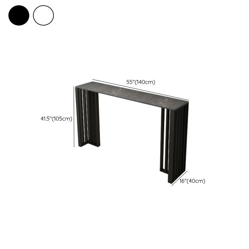 Modern Rectangle Sintered Stone Top Bar Table for Kitchen Dining Room Clearhalo 'Bar Furniture' 'Bar Tables' 'bar_tables' 'furn' 'furn_bar_tables' 'Furniture' 'Kitchen & Dining Furniture' 1200x1200_534b76b4-b451-4548-865a-2fbfb4b48a14