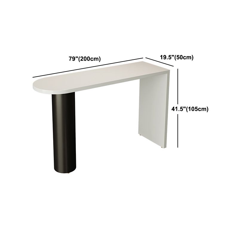 Modern Solid Wood Pub Table Set 1/3/4 Pieces Bar Table with Metal Stools Clearhalo 'Bar Furniture' 'furn' 'furn_home_bar_bar_sets' 'Furniture' 'Home Bars & Bar Sets' 'home_bar_bar_sets' 'Kitchen & Dining Furniture' 1200x1200_534c34c3-c4d1-45b5-a1d0-b3cb1ebfda91