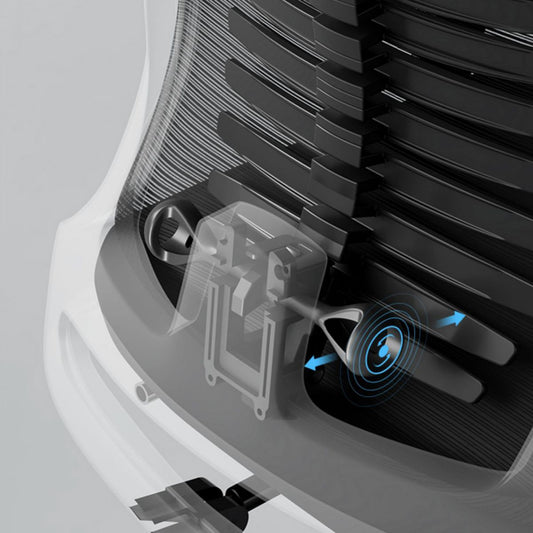 Sedia a back office alta sedia a supporto lombare regolabile contemporaneo