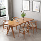 Modern 1/4/5/7 Pieces Rectangle Dining Table Set Pine Wood Dinette Set Clearhalo 'Dining Room Sets' 'Dining Tables & Seating' 'dining_room_set' 'furn' 'furn_dining_room_set' 'Furniture' 'furniture_dining_room_set' 'Kitchen & Dining Furniture' 'kitchen&dining_furn' 'kitchen' 1200x1200_53556006-3a8f-4313-a427-9c69544f092a
