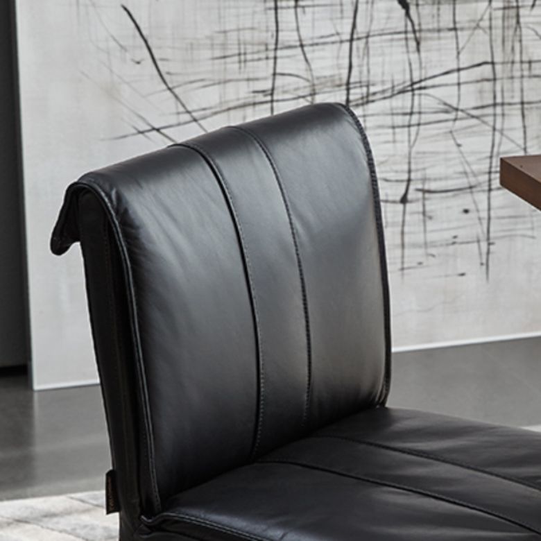 Indoor Leather Upholstered Dining Side Chair Metal Legs Dining Chair Clearhalo 'Dining Chairs' 'Dining Tables & Seating' 'dining_chair' 'furn' 'furn_dining_chair' 'Furniture' 'Kitchen & Dining Furniture' 1200x1200_53561efc-597c-4f5f-a7e7-135e9a1ce7bd