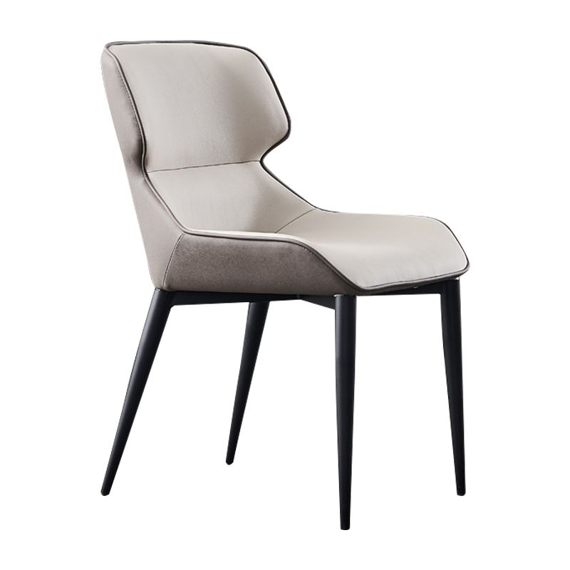 Metal Contemporary Modern Indoor-Outdoor Chair Wingback Side Chair Clearhalo 'Dining Chairs' 'Dining Tables & Seating' 'dining_chair' 'furn' 'furn_dining_chair' 'Furniture' 'furniture_dining_chair' 'Kitchen & Dining Furniture' 1200x1200_5358a998-198d-4b58-895a-73ddb73eb728