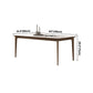 Solid Wood Mid-Century Modern Table Rectangular Sintered Stone Top Table for Dining Room Clearhalo ' dining_table' 'Dining Tables & Seating' 'Dining Tables' 'furn' 'furn_dining_table' 'Furniture' 'furniture_dining_table' 'Kitchen & Dining Furniture' 'kitchen&dining_furn' 'kitchen' 'kitchen_dining_table' 1200x1200_5358d72f-44e2-42b3-b2b0-357628522ae8