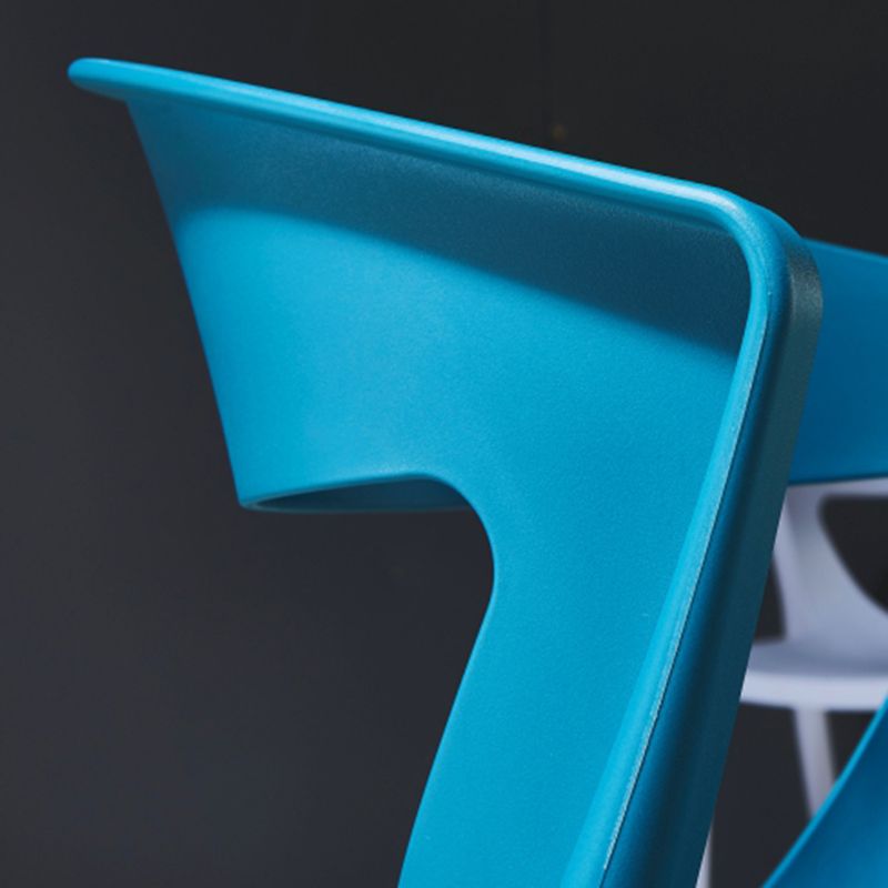 Contemporary Style Plastic Dining Chair Dining Armless Side Chairs for Kitchen Clearhalo ' kitchen&dining_furn' 'Dining Chairs' 'Dining Tables & Seating' 'dining_chair' 'furn' 'furn_dining_chair' 'Furniture' 'furniture_dining_chair' 'Kitchen & Dining Furniture' 'kitchen' 1200x1200_5358fe22-7b22-4dde-86f5-e93146f2ce8f