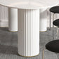 Metal Contemporary Free Form Table Marble Top Table for Dining Room and Kitchen Clearhalo ' dining_table' 'Dining Tables & Seating' 'Dining Tables' 'furn' 'furn_dining_table' 'Furniture' 'furniture_dining_table' 'Kitchen & Dining Furniture' 'kitchen&dining_furn' 'kitchen' 'kitchen_dining_table' 1200x1200_535aff02-2a49-4f73-aad6-7cc5216e6fdc