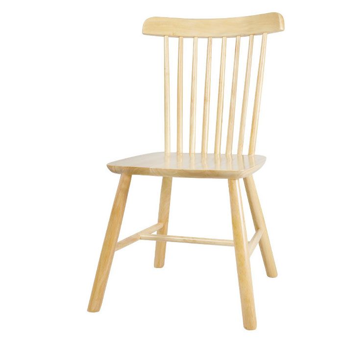 Contemporary Wood Chair Windsor Back Side Chair in Matte Finish for Home Clearhalo 'Dining Chairs' 'Dining Tables & Seating' 'dining_chair' 'furn' 'furn_dining_chair' 'Furniture' 'Kitchen & Dining Furniture' 1200x1200_535d095a-4a92-425c-9d64-bdc6fa83c499