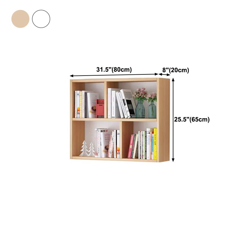 Solid Wood Bookshelf Contemporary Style Wall Mounted Bookcase for Office Home Clearhalo 'Bookcases' 'furn' 'furn_bookcases' 'Furniture' 'furniture_bookcases' 'Office Furniture' 1200x1200_535e3fbf-138b-452b-af07-98887f653a12