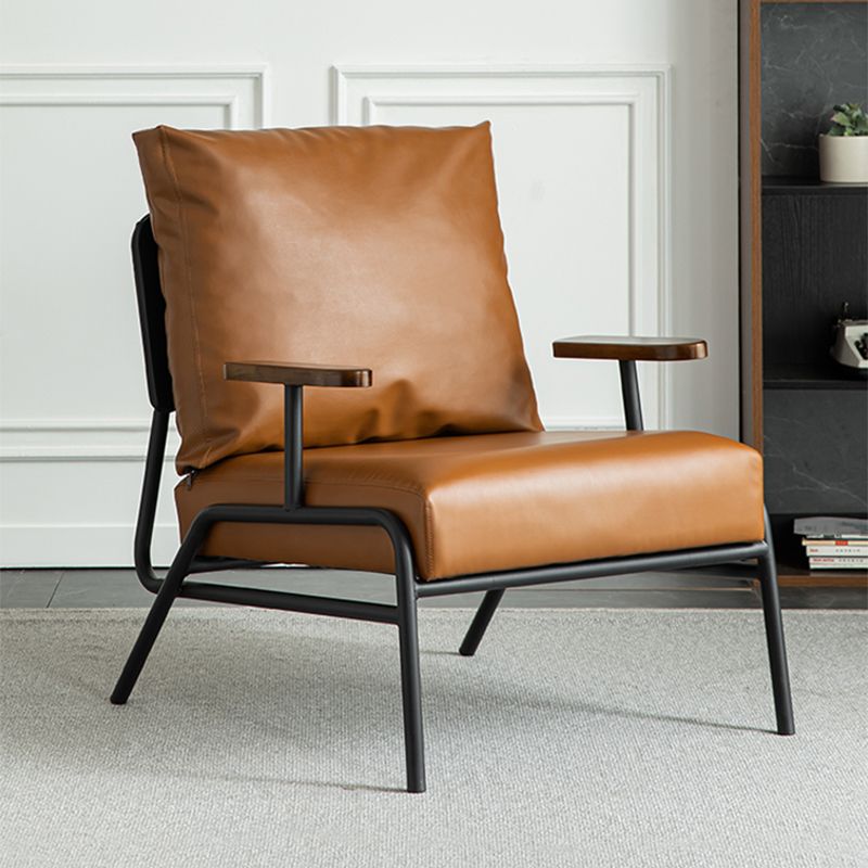 Industrial Solid Color Accent Armchair 30.3" Wide Arm Chair for Living Room