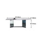 Modern Stone Double Pedestal Dining Table Rectangle White Top Table for Home Clearhalo 'Dining Tables & Seating' 'Dining Tables' 'dining_table' 'furn' 'furn_dining_table' 'Furniture' 'furniture_dining_table' 'Kitchen & Dining Furniture' 'kitchen' 'kitchen_dining_table' 1200x1200_535f3932-bb04-4f9c-90ed-9bbb7f25b263